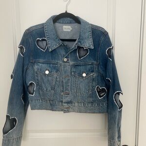 Alice + Olivia Blue Denim Jacket